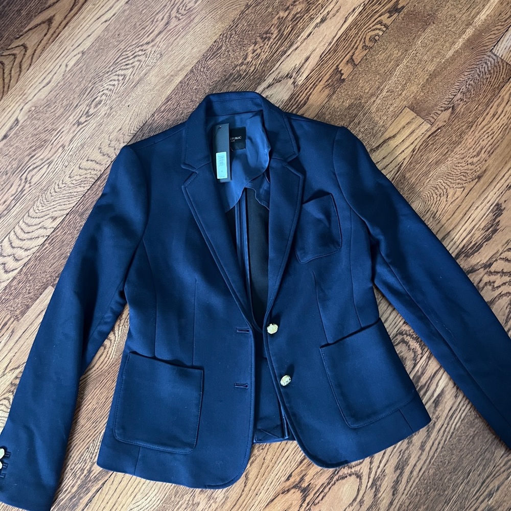 Navy blue blazer